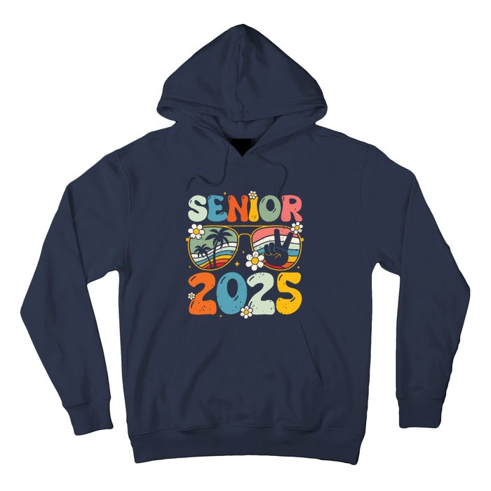 Retro Senior 2025 Back To School Class Of 2025 Graduation Hoodie