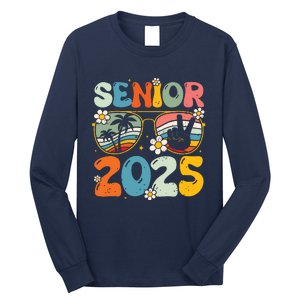 Retro Senior 2025 Back To School Class Of 2025 Graduation Long Sleeve Shirt