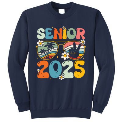 Retro Senior 2025 Back To School Class Of 2025 Graduation Sweatshirt