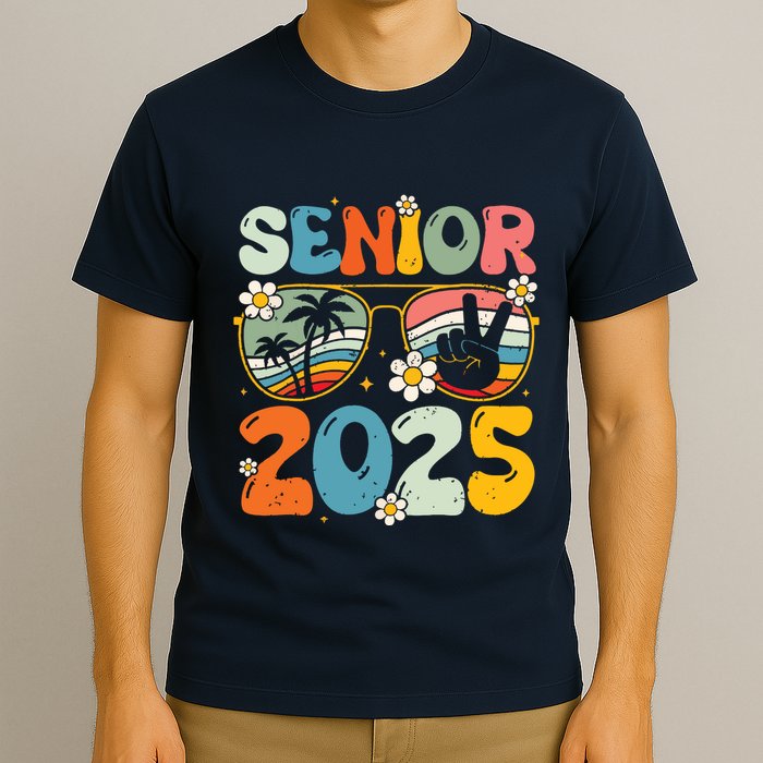 Retro Senior 2025 Back To School Class Of 2025 Graduation T-Shirt