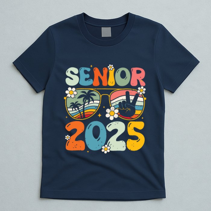Retro Senior 2025 Back To School Class Of 2025 Graduation T-Shirt