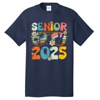 Retro Senior 2025 Back To School Class Of 2025 Graduation Tall T-Shirt