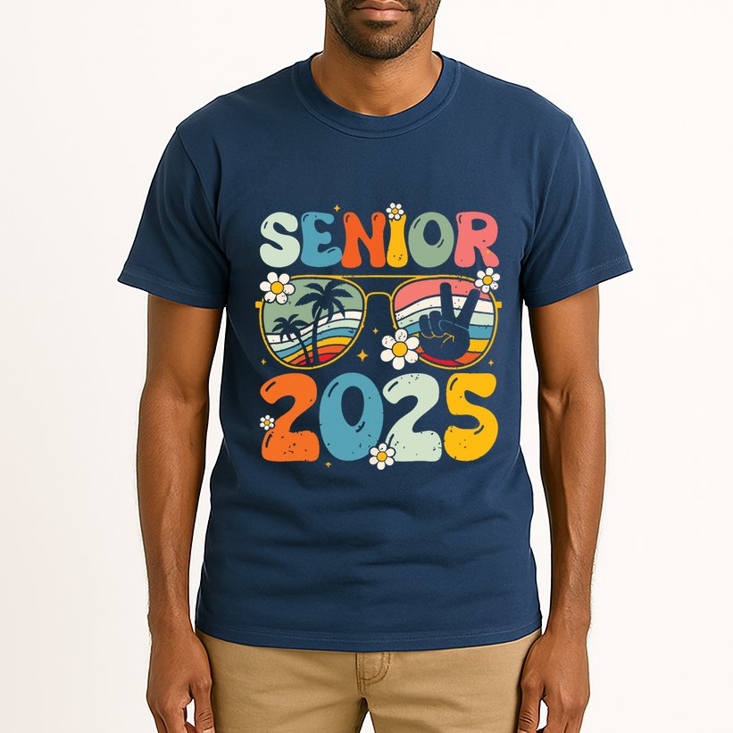 Retro Senior 2025 Back To School Class Of 2025 Graduation Tall T-Shirt