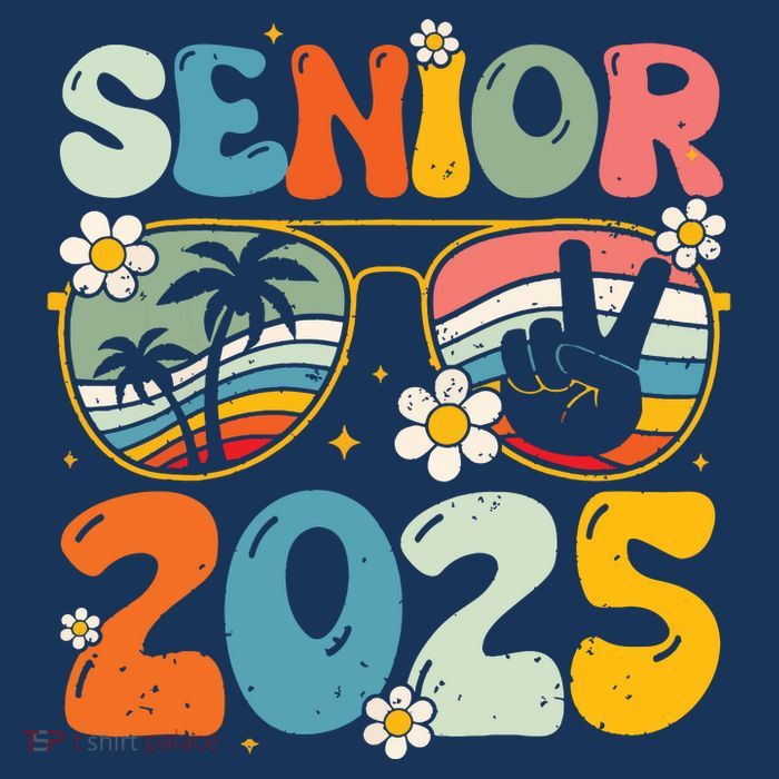 Retro Senior 2025 Back To School Class Of 2025 Graduation Sustainable Bucket Hat