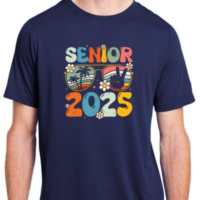 Retro Senior 2025 Back To School Class Of 2025 Graduation Adult ChromaSoft Performance T-Shirt