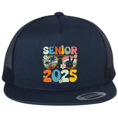 Retro Senior 2025 Back To School Class Of 2025 Graduation Flatbill Hat