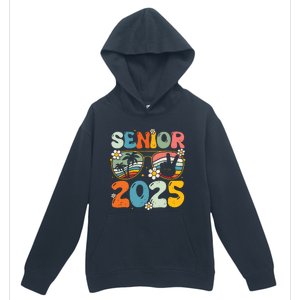 Retro Senior 2025 Back To School Class Of 2025 Graduation Urban Pullover Hoodie