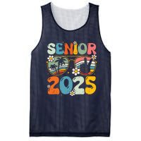 Retro Senior 2025 Back To School Class Of 2025 Graduation Mesh Reversible Basketball Jersey Tank