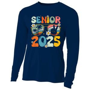 Retro Senior 2025 Back To School Class Of 2025 Graduation Cooling Performance Long Sleeve Crew