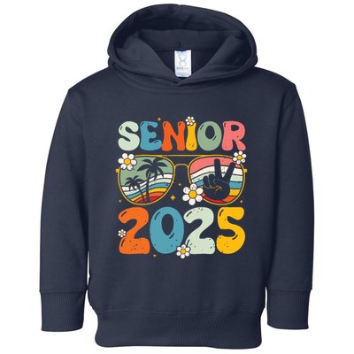 Retro Senior 2025 Back To School Class Of 2025 Graduation Toddler Hoodie