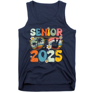 Retro Senior 2025 Back To School Class Of 2025 Graduation Tank Top