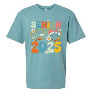 Retro Senior 2025 Back To School Class Of 2025 Graduation Sueded Cloud Jersey T-Shirt