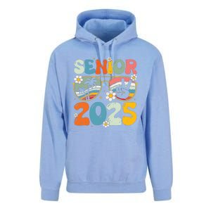 Retro Senior 2025 Back To School Class Of 2025 Graduation Unisex Surf Hoodie