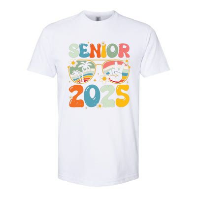 Retro Senior 2025 Back To School Class Of 2025 Graduation Softstyle CVC T-Shirt