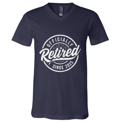 Retired Since 2025 2025 Retirement V-Neck T-Shirt