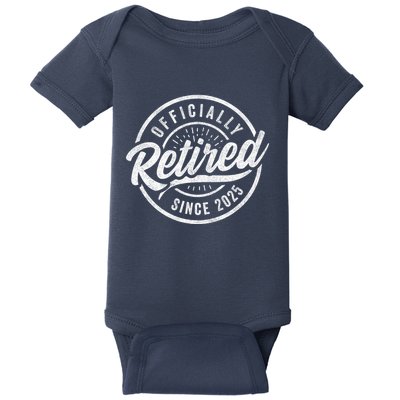 Retired Since 2025 2025 Retirement Baby Bodysuit