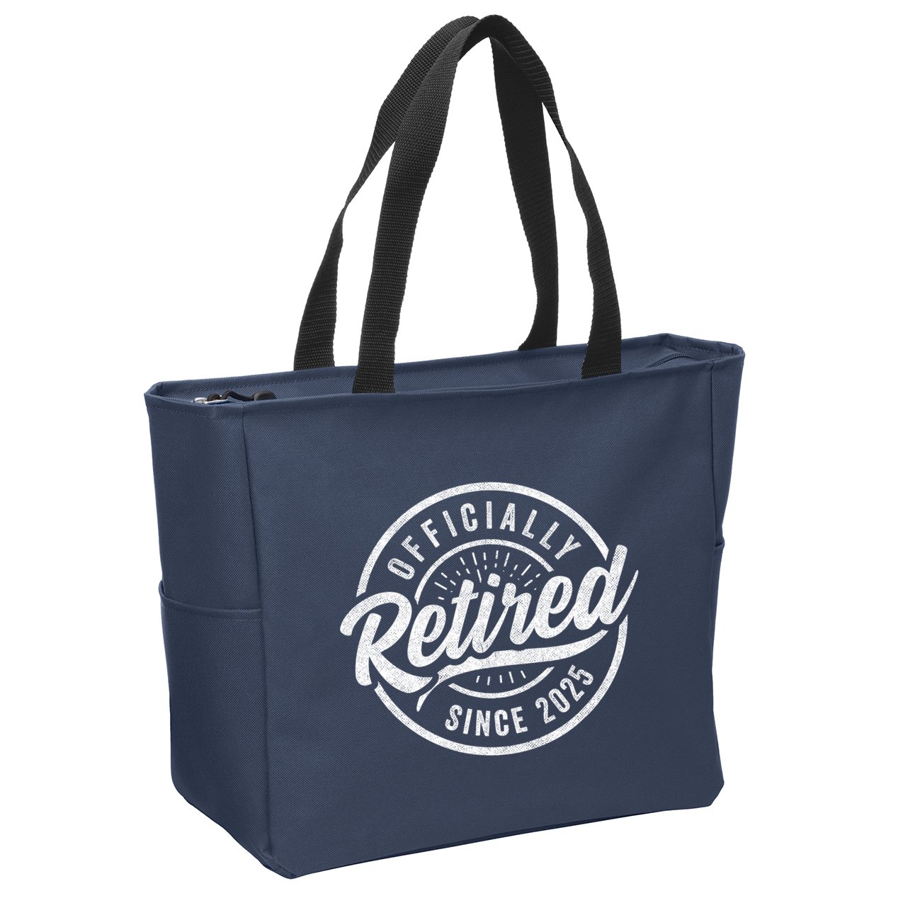 Retired Since 2025 2025 Retirement Zip Tote Bag