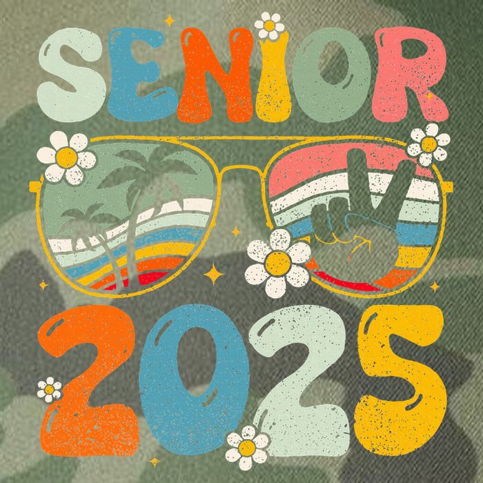 Retro Senior 2025 Back To School Class Of 2025 Graduation Legacy Tie Dye Trucker Hat