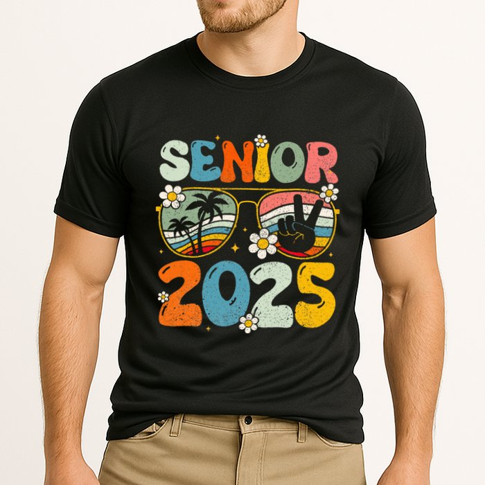 Retro Senior 2025 Back To School Class Of 2025 Graduation Performance Shirt