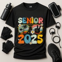 Retro Senior 2025 Back To School Class Of 2025 Graduation Performance Shirt