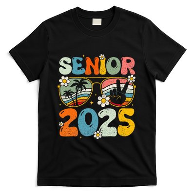 Retro Senior 2025 Back To School Class Of 2025 Graduation T-Shirt
