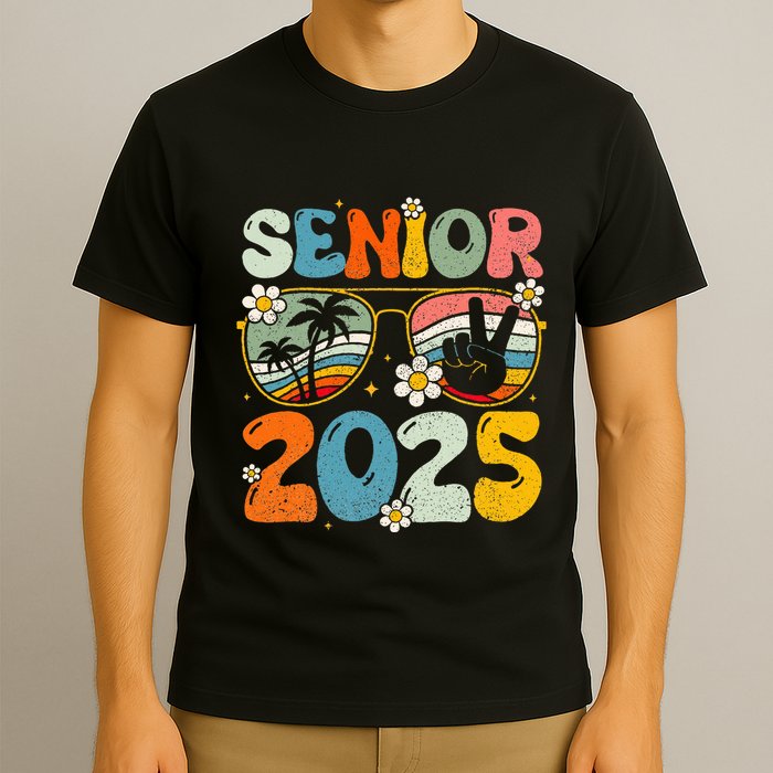 Retro Senior 2025 Back To School Class Of 2025 Graduation T-Shirt