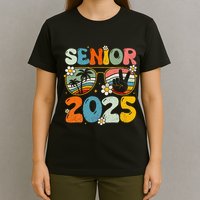Retro Senior 2025 Back To School Class Of 2025 Graduation T-Shirt