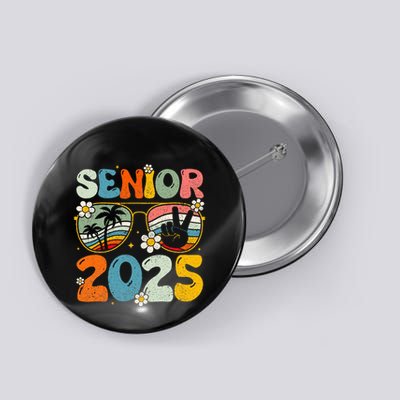 Retro Senior 2025 Back To School Class Of 2025 Graduation Button