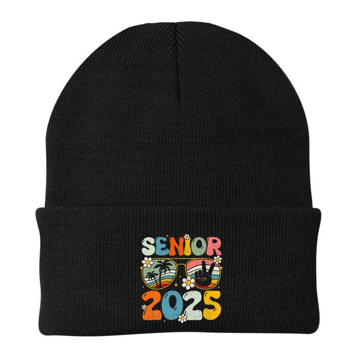 Retro Senior 2025 Back To School Class Of 2025 Graduation Beanie