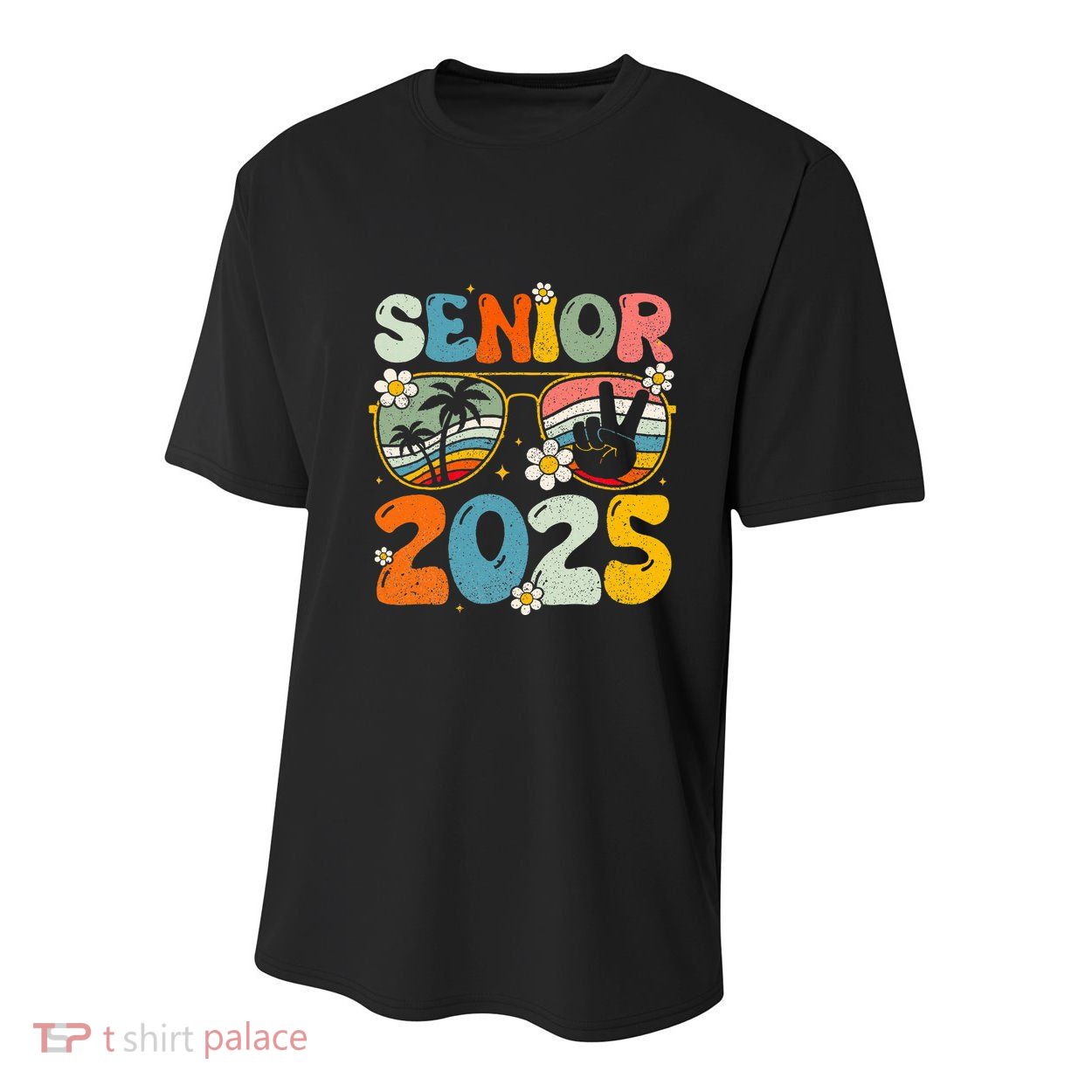 Retro Senior 2025 Back To School Class Of 2025 Graduation Youth Performance Sprint T-Shirt