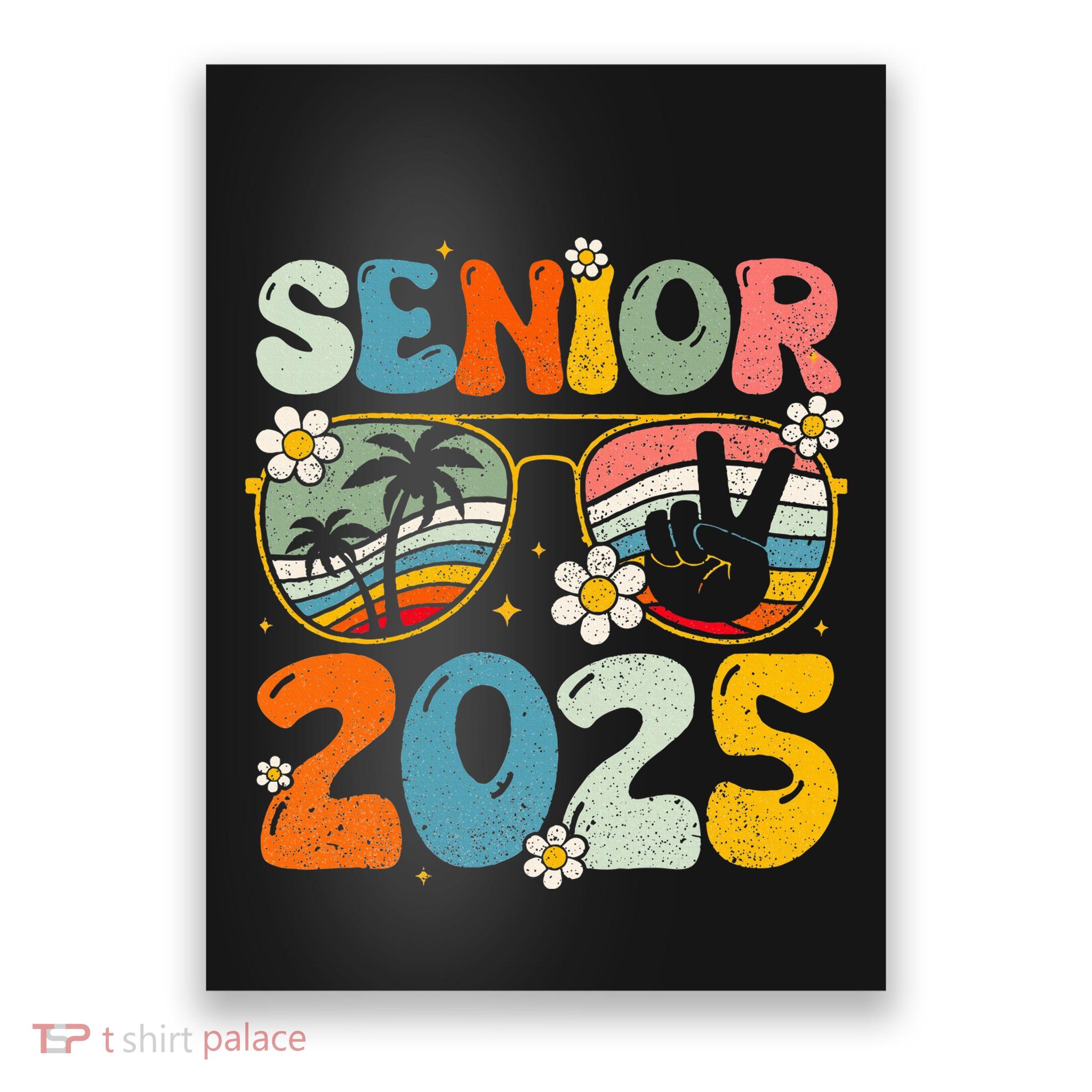 Retro Senior 2025 Back To School Class Of 2025 Graduation Poster