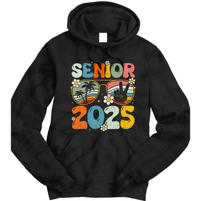 Retro Senior 2025 Back To School Class Of 2025 Graduation Tie Dye Hoodie