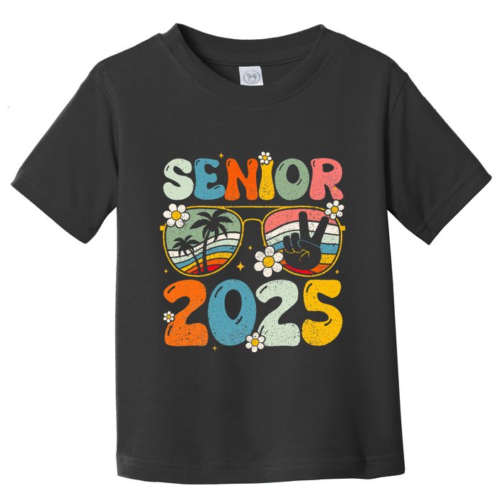Retro Senior 2025 Back To School Class Of 2025 Graduation Toddler T-Shirt