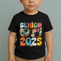 Retro Senior 2025 Back To School Class Of 2025 Graduation Toddler T-Shirt