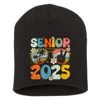 Retro Senior 2025 Back To School Class Of 2025 Graduation Short Acrylic Beanie