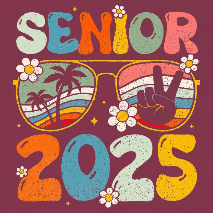 Retro Senior 2025 Back To School Class Of 2025 Graduation 16oz Travel Tumbler