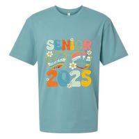 Retro Senior 2025 Back To School Class Of 2025 Graduation Sueded Cloud Jersey T-Shirt
