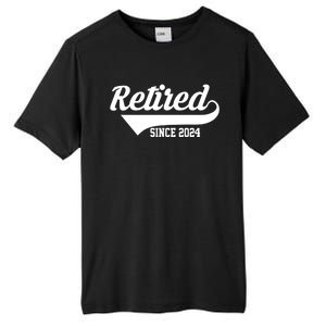 Retired Since 2024 Retirement Gift Tall Fusion ChromaSoft Performance T-Shirt