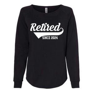 Retired Since 2024 Retirement Gift Womens California Wash Sweatshirt