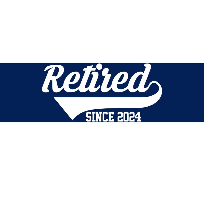 Retired Since 2024 Retirement Gift Bumper Sticker