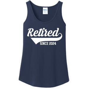 Retired Since 2024 Retirement Gift Ladies Essential Tank