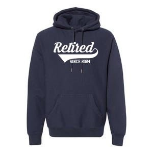 Retired Since 2024 Retirement Gift Premium Hoodie