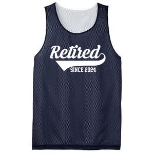 Retired Since 2024 Retirement Gift Mesh Reversible Basketball Jersey Tank