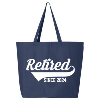 Retired Since 2024 Retirement Gift 25L Jumbo Tote