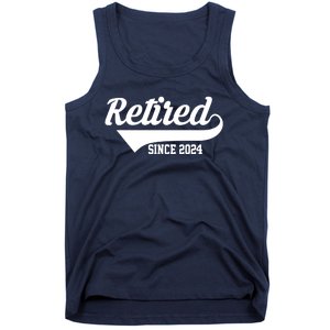 Retired Since 2024 Retirement Gift Tank Top