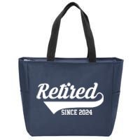 Retired Since 2024 Retirement Gift Zip Tote Bag