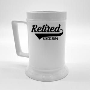 Retired Since 2024 Retirement Gift Beer Stein