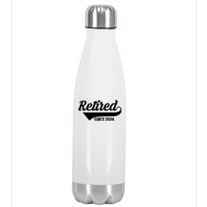 Retired Since 2024 Retirement Gift Stainless Steel Insulated Water Bottle