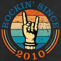 Rockin Since 2010 For Classic Rock Music Cool Comfort Performance Bucket Hat