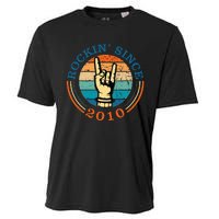 Rockin Since 2010 For Classic Rock Music Cooling Performance Crew T-Shirt